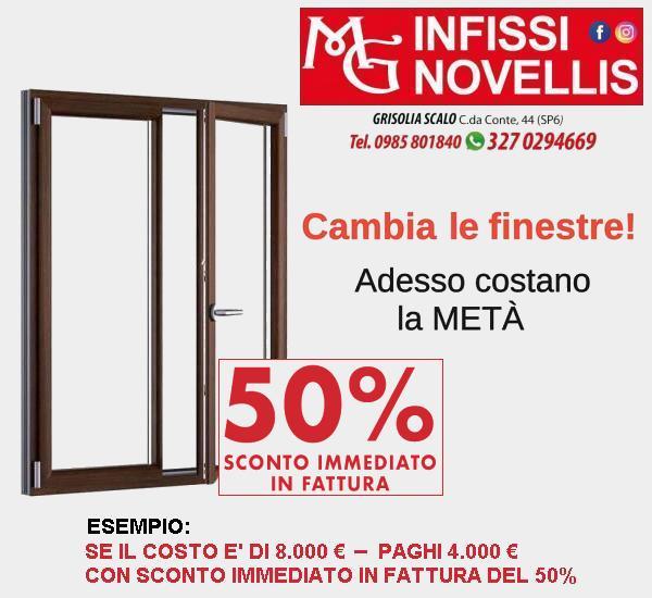 MG Infissi - Grisolia (CS) - di Novellis Ernesto - Lavorazione in Alluminio, PVC, Ferro