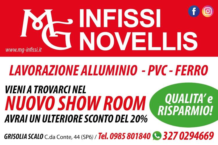 MG Infissi - Grisolia (CS) - di Novellis Ernesto - Lavorazione in Alluminio, PVC, Ferro