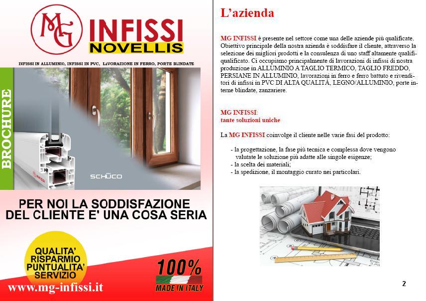 MG Infissi - Grisolia (CS) - di Novellis Ernesto - Lavorazione in Alluminio, PVC, Ferro